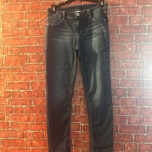 Girls' Knit Denim Jeans - Dark Wash